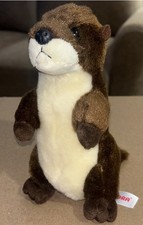 Aurora World Mini Flopsie River Otter Stuffed Animal Standing Plush US37