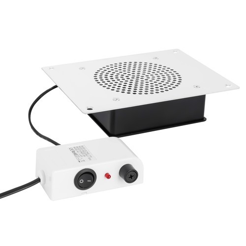 110V White Table Embedded Nail Vacuum Cleaner Desktop Nail Dust Collector