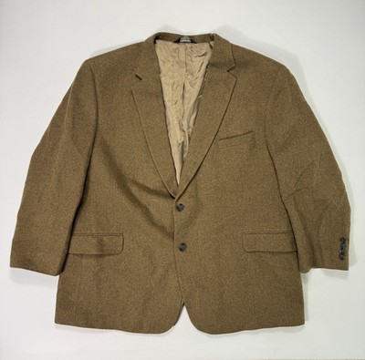 Jos. A. Bank Blazer Mens 52R Camel Hair Brown 2 Button Gordon Sport Coat