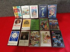 vintage lot of 15 mixed assorted music audio cassette tapes some rare