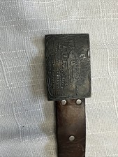 Vtg Jack Daniels Distillery NO. 7 Whiskey Belt Buckle