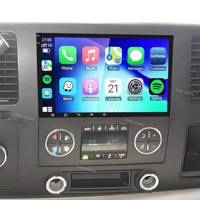 2+32G For Chevy Silverado 1500 2500 2007-2014 Carplay Car Stereo GPS Radio FM