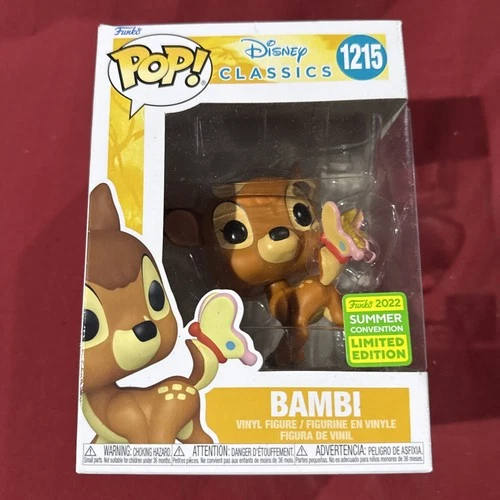 Funko Pop Disney 1215 Bambi 2022 SDCC Summer Convention