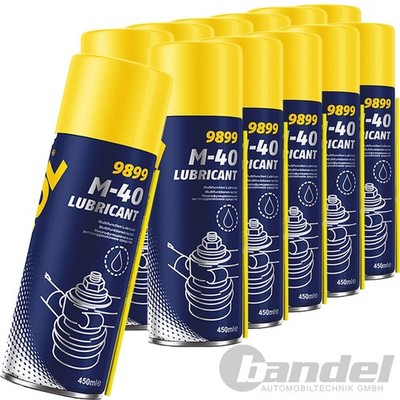 12x450 ml MANNOL M40 ROSTLÖSER MULTIFUNKTIONSÖL UNIVERSAL KRIECHÖL ROSTENTFERNER