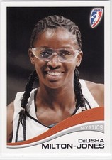 2007 Rittenhouse WNBA Card #36 - DeLisha Milton-Jones - Washington Mystics