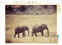 Calvendo Puzzle Elefanten Der Serengeti | 1000 Teile Lege-GrößE 64X48Cm Foto-Puz
