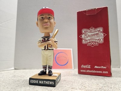 Eddie Mathews Milwaukee/Atlanta Braves MLB 2003 SGA Bobblehead NIB