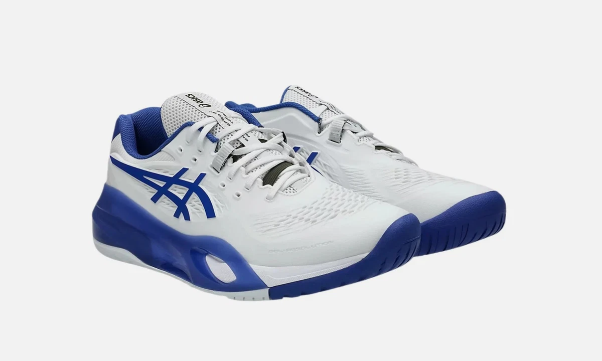 Asics NIB Men’s Gel-Game 8 in White/Velvet Pine. Size 9.5.  H-041 Asics Gel Resolution 8 Men main image 4