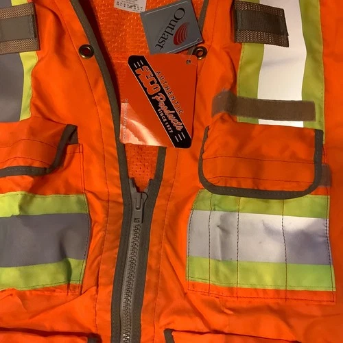 Seco Products Surveyor’s Vest Orange Yellow Size XL image 7