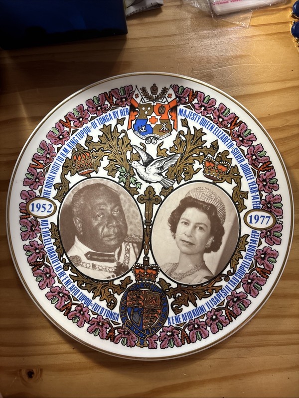 The Royal Visit To King Of Tonga By Queen Elizabeth Limited Edition Plate