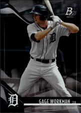 2021 Bowman Platinum Top Prospects #TOP-55 Gage Workman Detroit Tigers