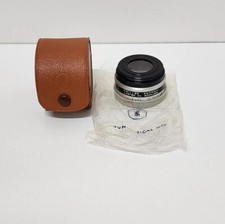 Sun Aux Wide-Angle Lens Model D with Leather Case Made in Japan Sun OPT