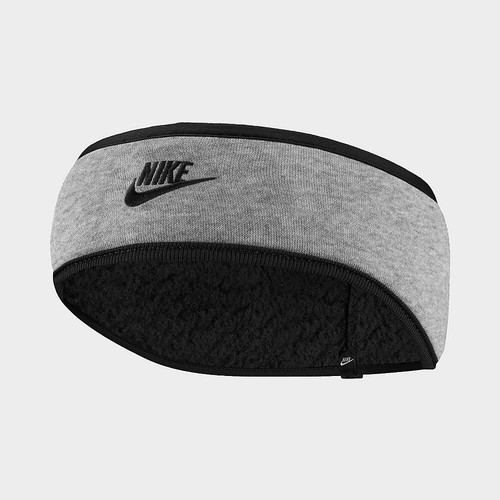New Nike Men's Club Fleece Futura Headband Grey Cold Weather Academy