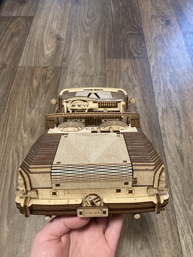 Ugears Dream CABRIOLET. Wooden Car Model. Already Built With Working Parts. - Picture 4 of 13
