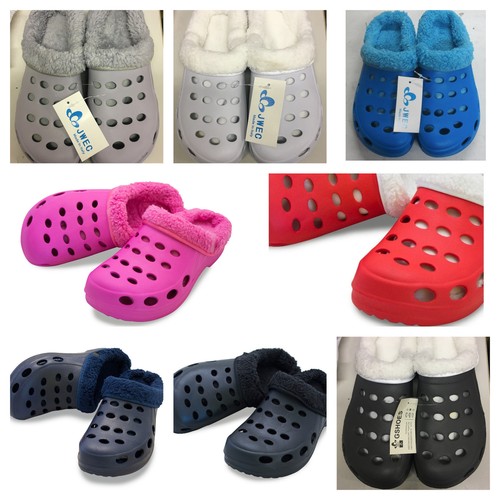 Ciabatte Ragazzi Uomo Donna con pelo removibile 808 809 Invernali Comode  Calde | eBay