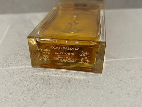 Rare" VINTAGE DOLCE GABBANA PERFUME WOMEN Red 3.4 oz / 100 ml EDT Spray 95% - Picture 4 of 4