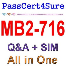 MS Best Practice Material For MB2-716 Exam Q A SIM