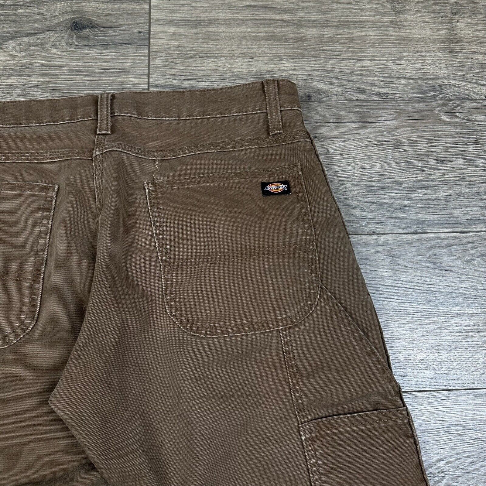 Vintage Dickies Carpenter Pants Adult 32x30 Brown… - image 8
