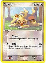 Pokemon EX Deoxys  73/107 Common Card - Slakoth