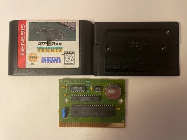 ATP Tour Championship Tennis (SEGA Genesis) Cleaned Tested Working - Image 4 of 4