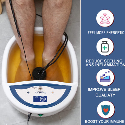 Ionen-Fußbad-Entgiftungsmaschine Mit LED-Anzeige & Infrarot-Gürtel – Professionelles Detox-System Für Zuhause