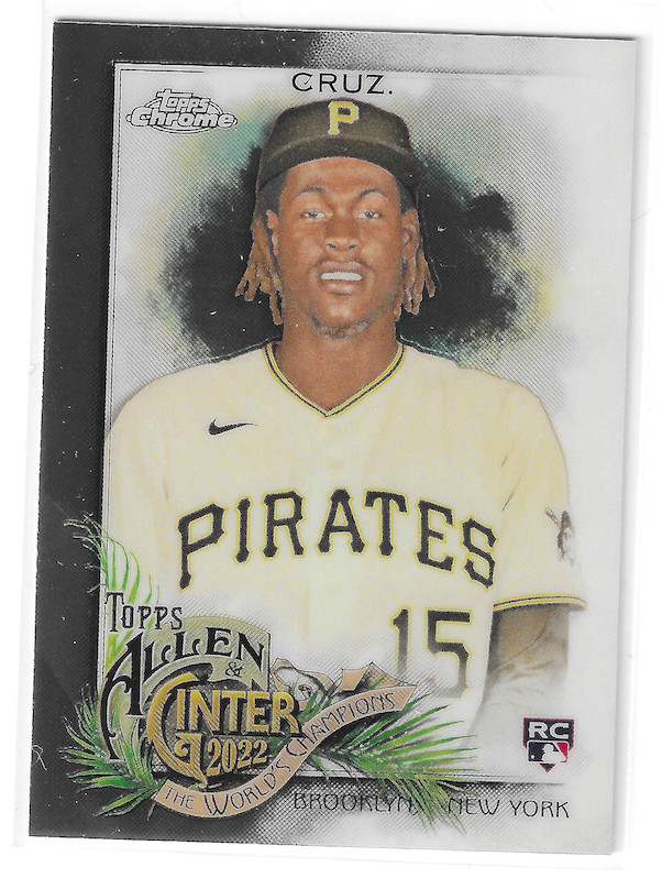 2022 Topps Allen & Ginter Chrome Oneil Cruz RC #122