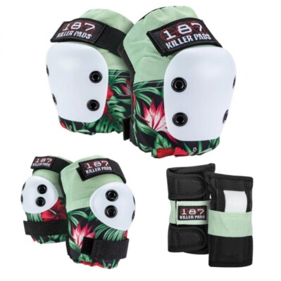 187 Killer Pads Erwachsene 6er Pack Sicherheitsset Hibiskus XS