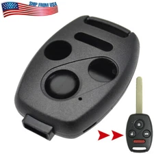 Xukey Replacement For Honda Accord Civic CR-V No Blade Remote Key Fob Shell Case