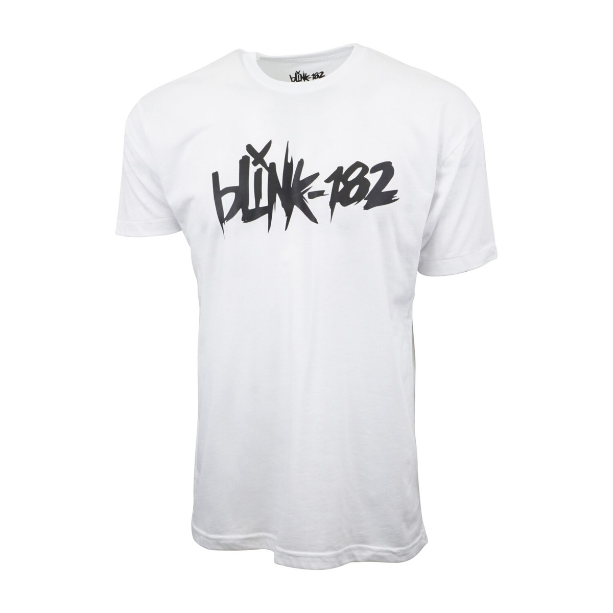 BLINK 182 LOGO UNISEX ADULT T SHIRT WHITE