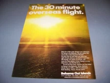 VINTAGE...BAHAMAS "BAHAMAS OUT ISLANDS".. 1-PAGE SALES AD...RARE! (152T)