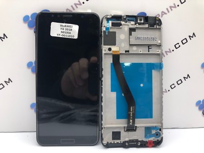 Bildschirm Original Mit Rahmen Farbe Schwarz Modell atu-lx3 Y6 2018