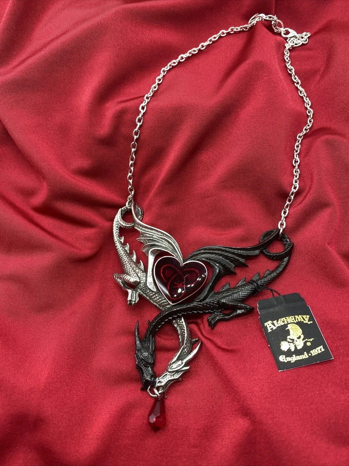 Collar Alquimia P915 La Confluencia de los Opuestos Colgante Gótico Inglaterra EN MANO Foto 4 de 4