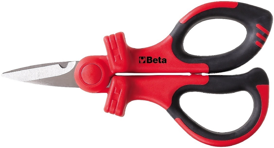 Beta 1128MQ 1000V VDE Insulated Electricians Scissors Cable & Wire VDE Snip Cut