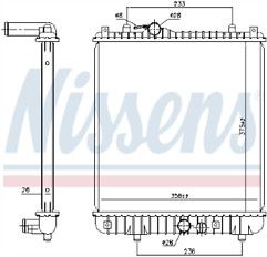 Nissens 630787 Radiator for sale online | eBay