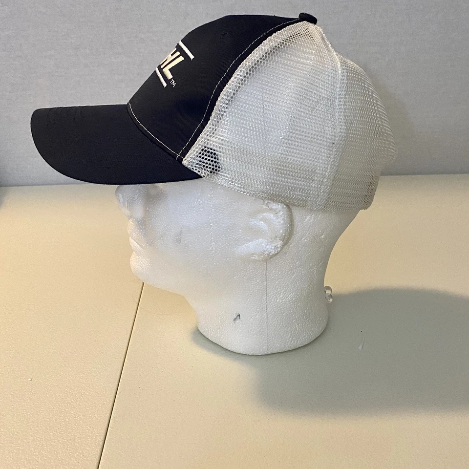 Gorra de camionero Team STIHL Outfitters azul marino tela con malla blanca Foto 3 de 4