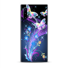 Skins Decal Wrap for Samsung Note 10 Plus glowing butterflies in flight