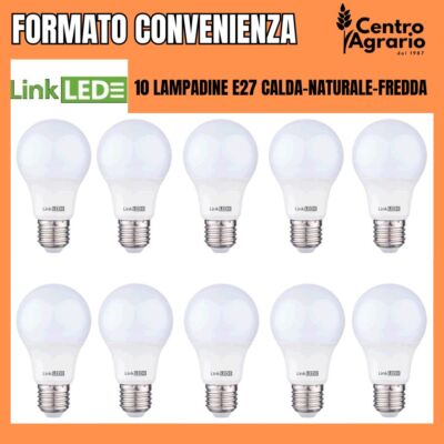 Lampadina LED G24 11W (Equivalente 99W) – 990 Lumen, Luce Diffusa 360°, 230V, 3 Temperature (Calda/Naturale/Fredda)