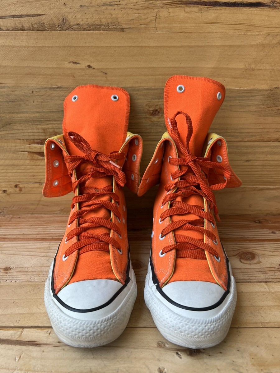 トップス n VINTAGE Converse All Star High Top Womens Boots Sz 4.5 Made In USA
