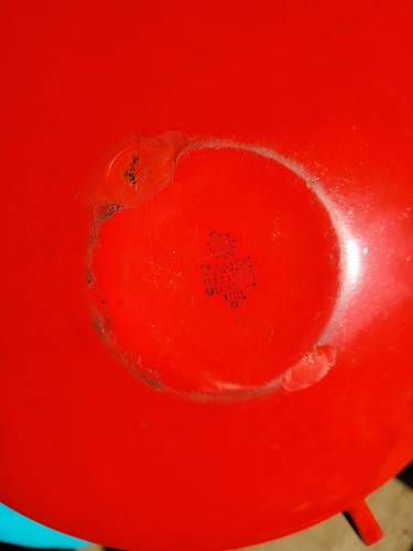 Vintage Dansk Kobenstyle Skillet, Red, Quistgaard, Enamel - Picture 3 of 6