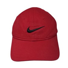 Nike Toddler Strapback Hat Red One Size Adjustable Embroidered SwooshJust Do It