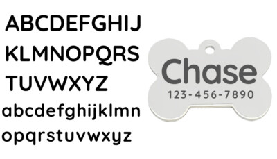 #ad Pet TagsCustom Personalized Engraved Dog Cat ID Name TagBone Aluminum Charm $2.96