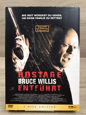 DVD   HOSTAGE - ENTFÜHRT   2-Disc Edition mit Pappschuber   Bruce Willis #M18