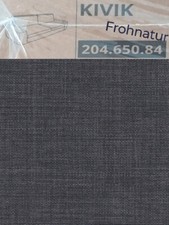 Ikea KIVIK Bezug 3er Sofa Skiftebo dunkelgrau 204.650.84 Wechselbezug NEU
