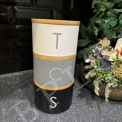 Kitchen Canisters Stackable Tea Coffee Sugar Canisters Next