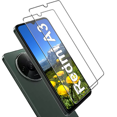 Für Redmi A3 Echt Glas Display Schutz Panzerfolie 9H Schutzfolie Schutzglas - 2x