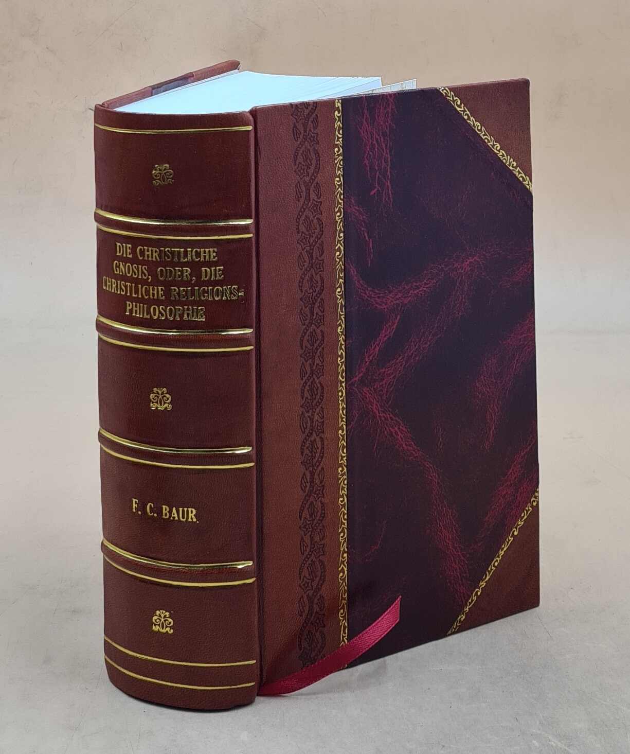 Christian Gnosis: Leather-Bound Edition on Religious Philosophy