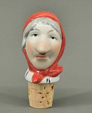 9924191-d Wagner&Apel Porzellan Figur Schnapsnase Ausgie&szlig;er Frau L9cm