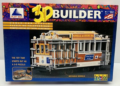 3D Builder Puzzle Railways San Francisco Cable Car