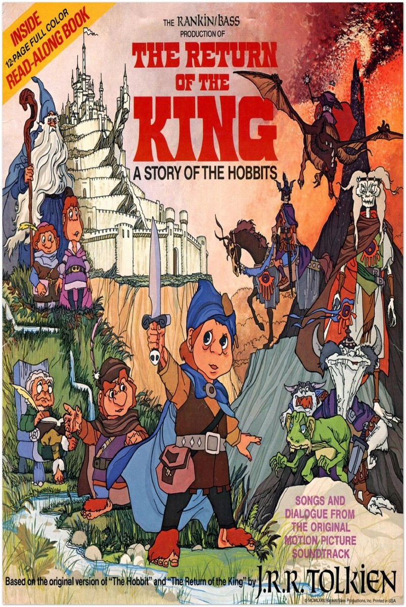 Return of the King LOTR Animated Movie Poster Book Cover