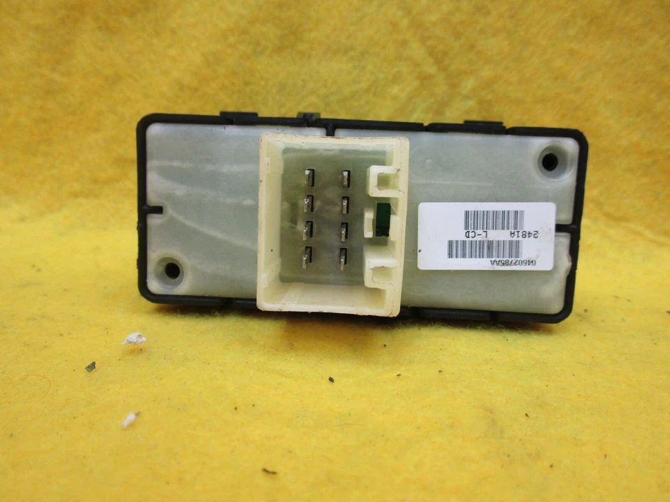 Interruptor de control de ventana derecha para pasajero Dodge Avenger 2008-2014 PN 4602785AA Foto 4 de 4